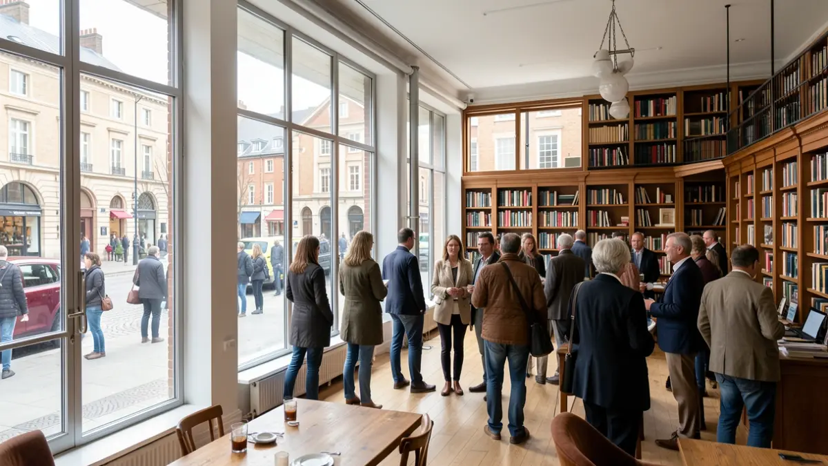 Commercial space in a cultural center in Eeklo.